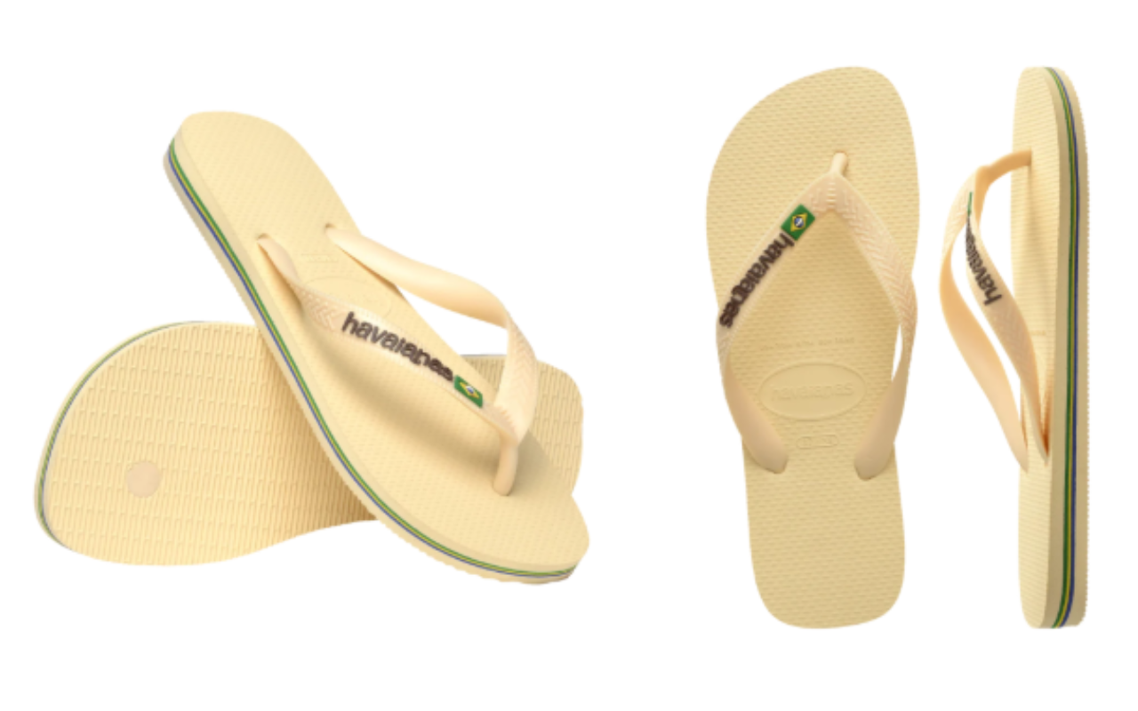 Havaianas lança chinelo creme e web brinca: 'chinelo encardido'