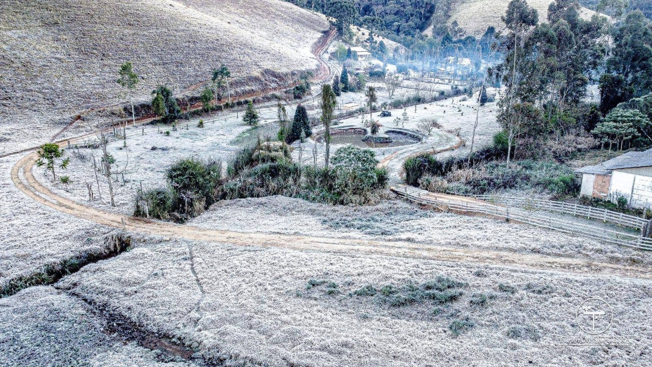 Em Maria da Fé, no Sul de Minas Gerais, são constantes as geadas