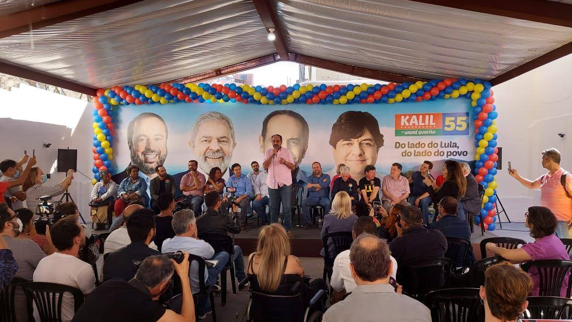 Kalil discursa na inauguração do comitê central de campanha em Belo Horizonte