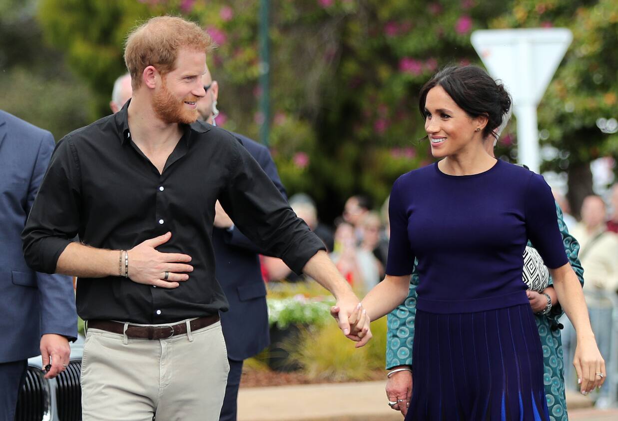 Meghan Markle e o príncipe Harry