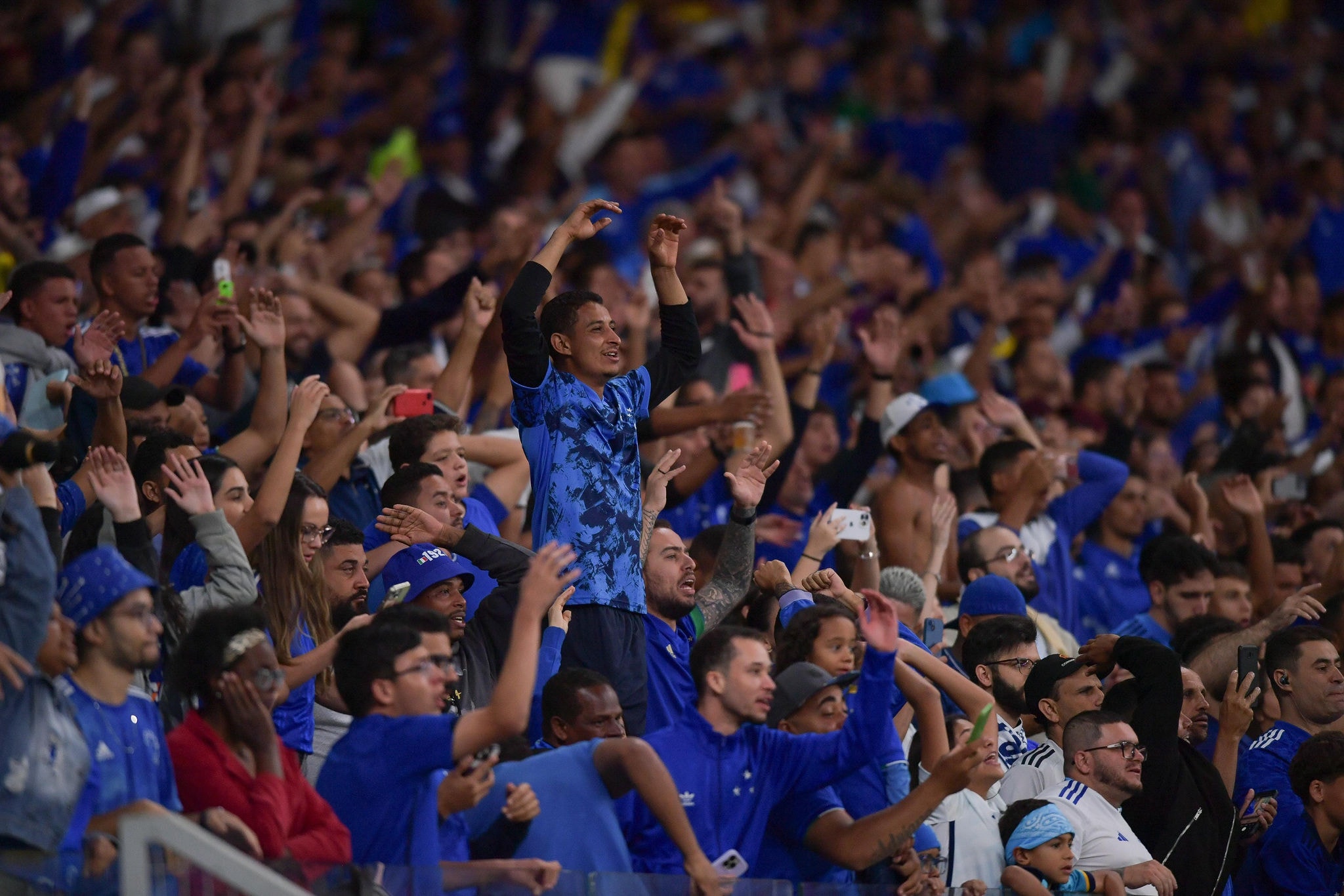 Cruzeiro venceu as sete partidas do Brasileiro no Mineirão