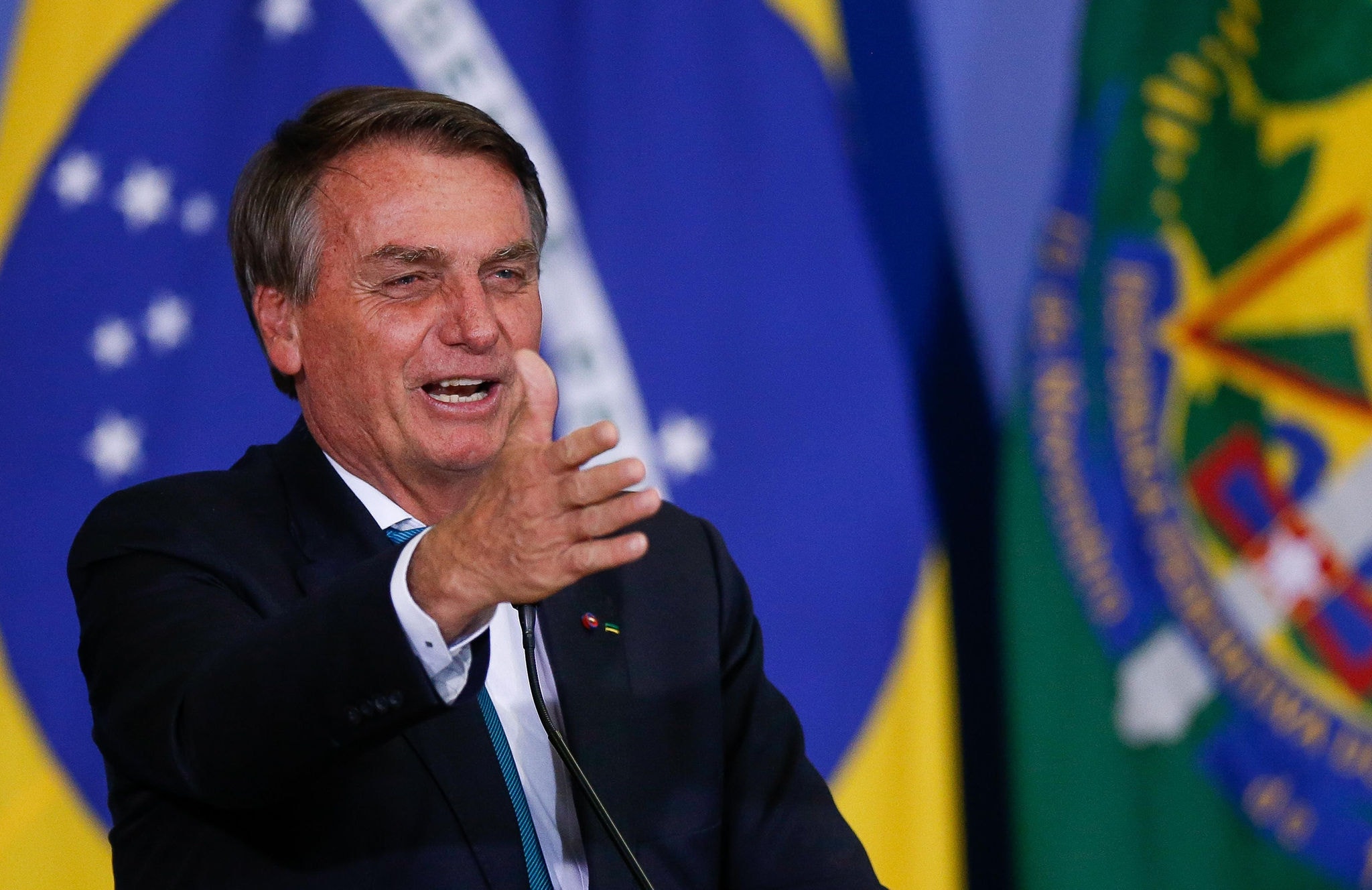 O ex-presidente da república Jair Bolsonaro