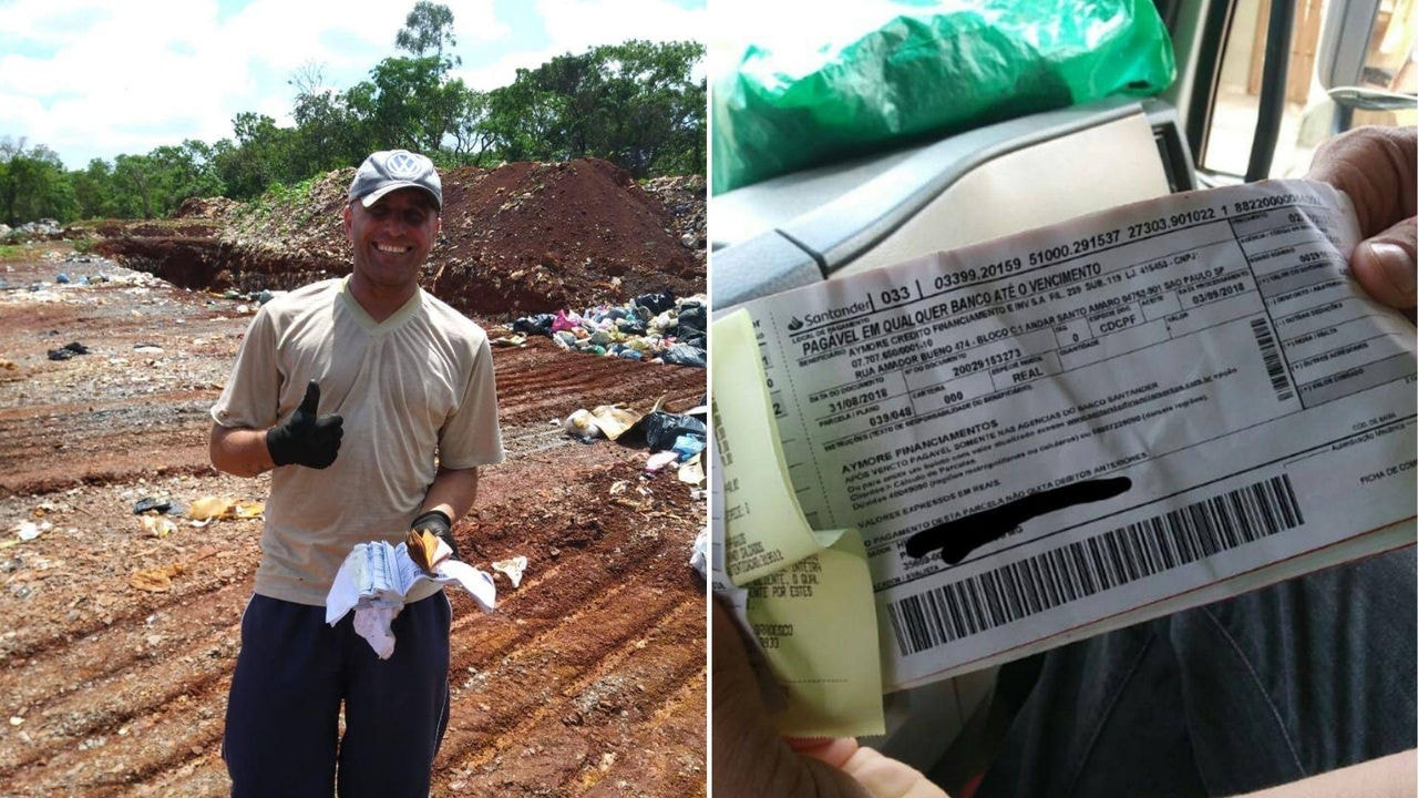 Gari não só foi em busca do boleto e do dinheiro como o pagou em Papagaio, na região Central de Minas