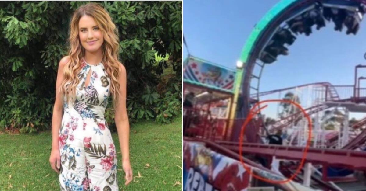 Mulher de 26 anos encontra-se em estado crítico no hospital após ser atinginda por montanha-russa