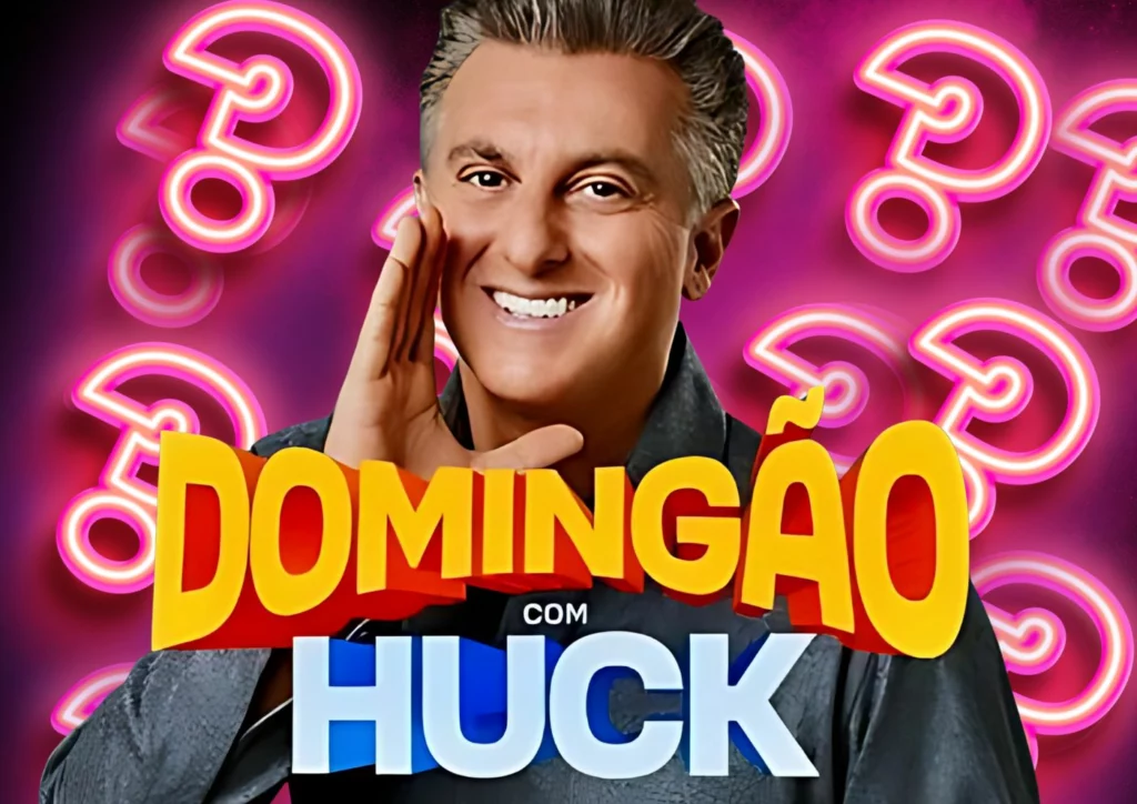 Luciano Huck nos bastidores do 'Domingão' - Divulgação/TV Globo 
