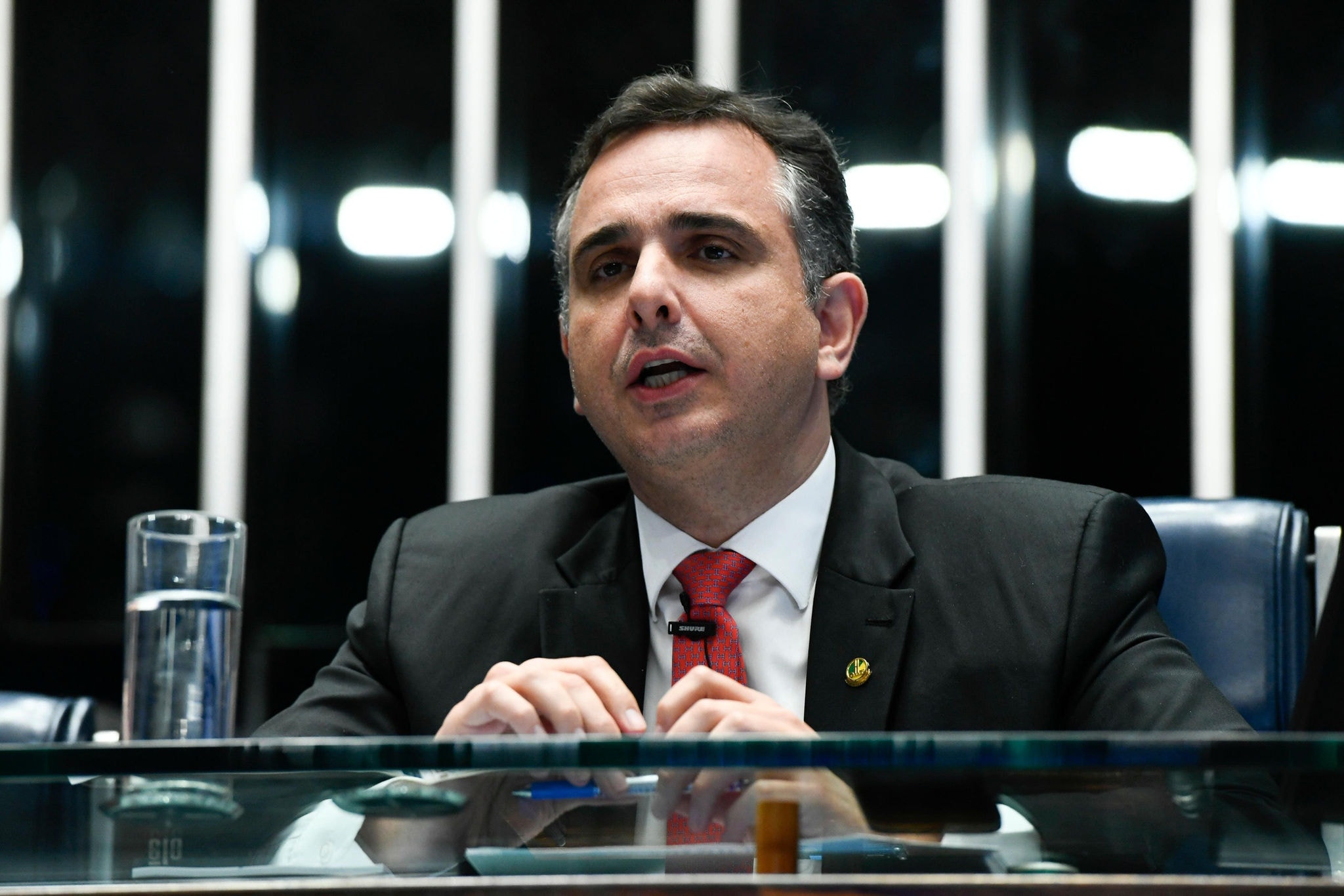 O presidente do Senado, Rodrigo Pacheco