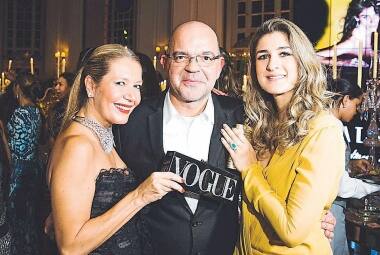 Donata Meirelles, Giovanni Frasson e Barbara Migliori, o team Vogue