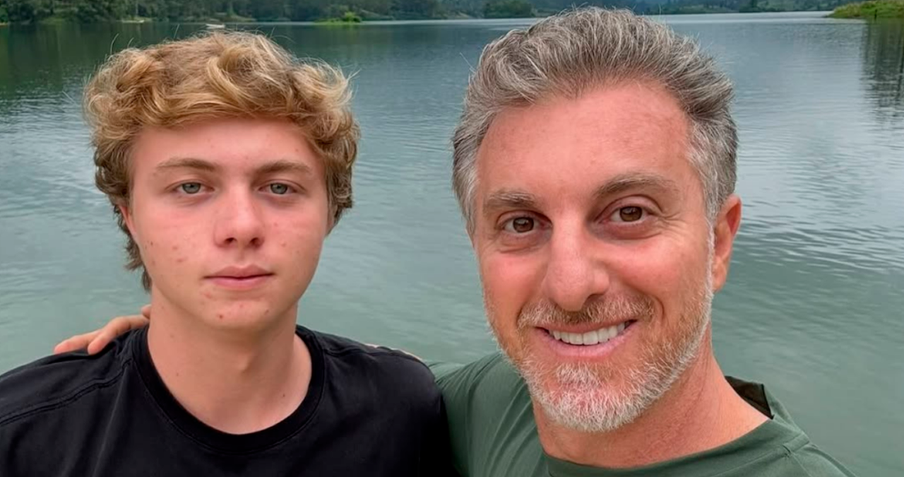 Benício Huck e o pai, Luciano Huck