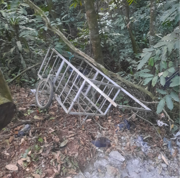 Homem levou a vítima em um carrinho de reciclável