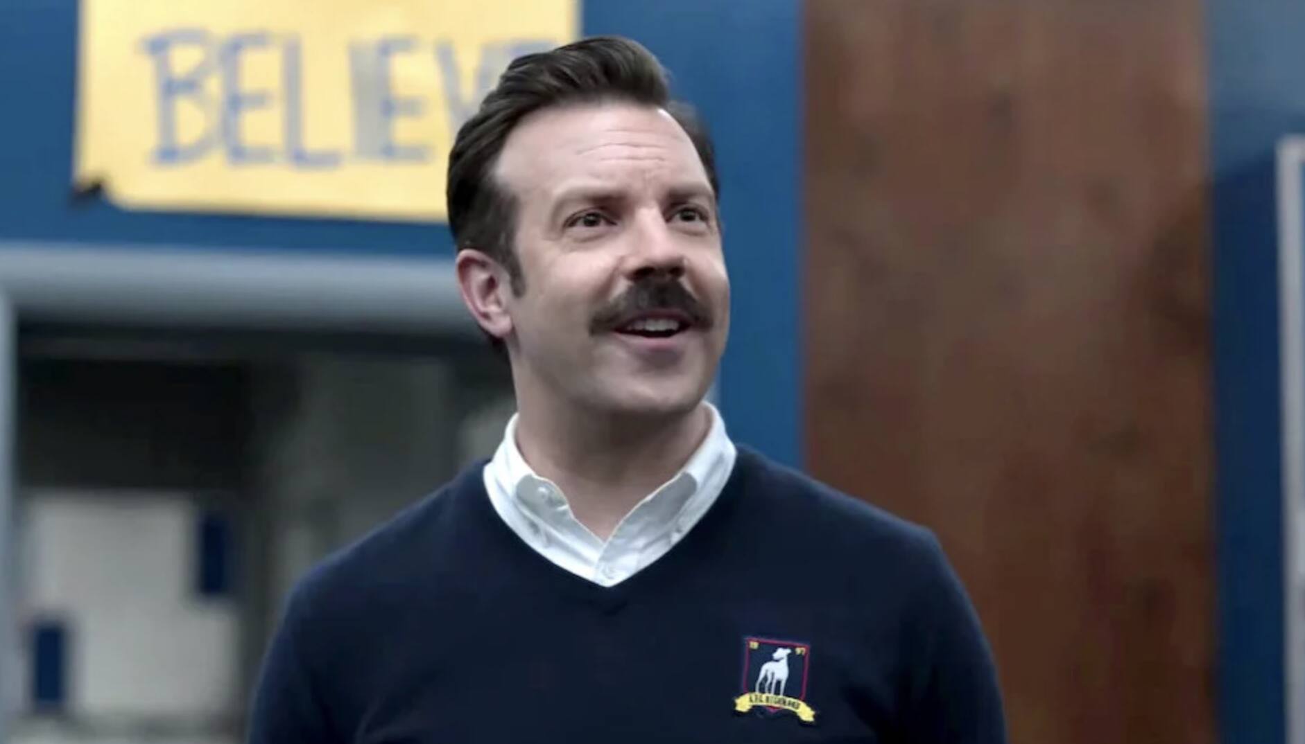 Cena do seriado 'Ted Lasso', da Apple TV+