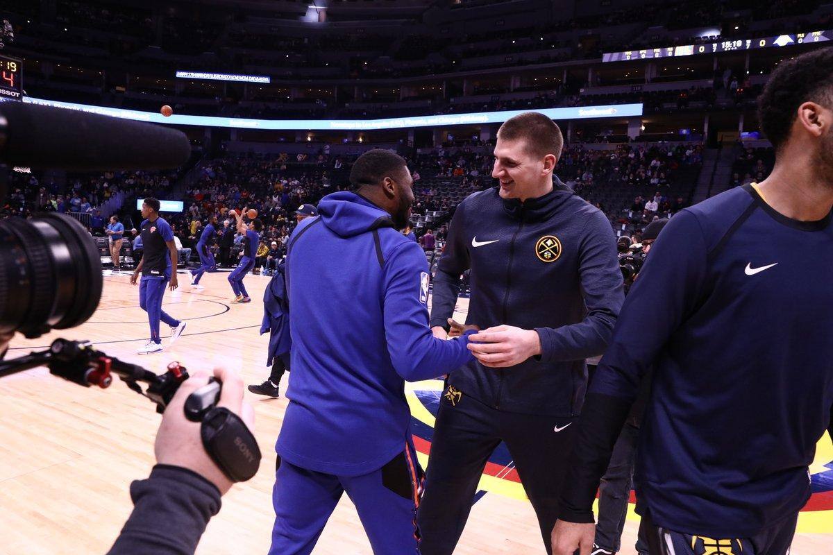 O sérvio Nikola Jokic conseguiu anotar um triplo-duplo na vitória dos Nuggets