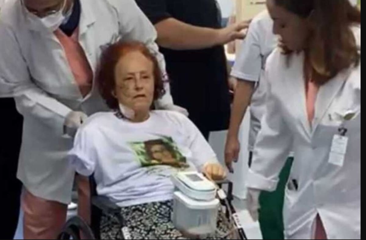 Roseana Murray deixa o hospital e é aplaudida pelos médicos e enfermeiros