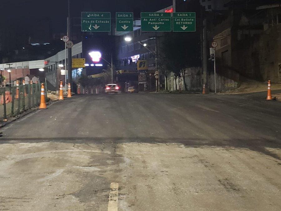 Pista foi liberada nesta madrugada