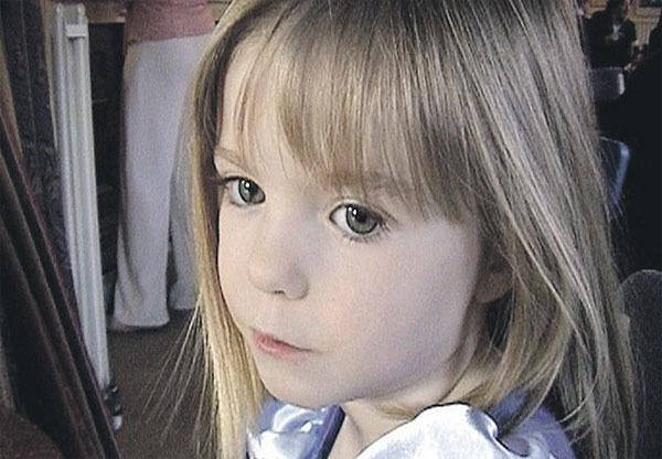 A menina britânica Madeleine McCann desapareceu em 2007