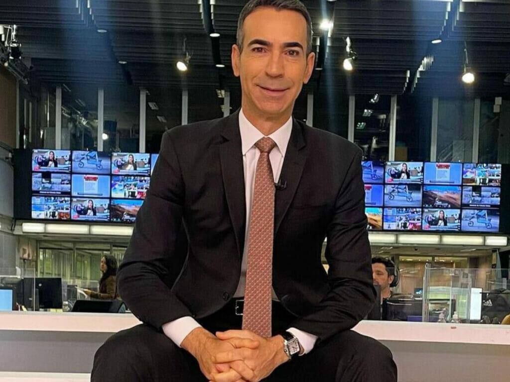 César Tralli comove a internet ao lembrar morte da mãe