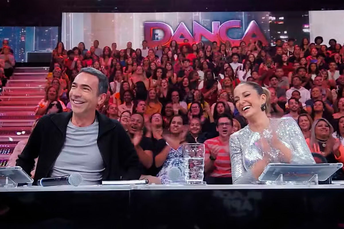 César Tralli e Ticiane Pinheiro no Domingão com Huck