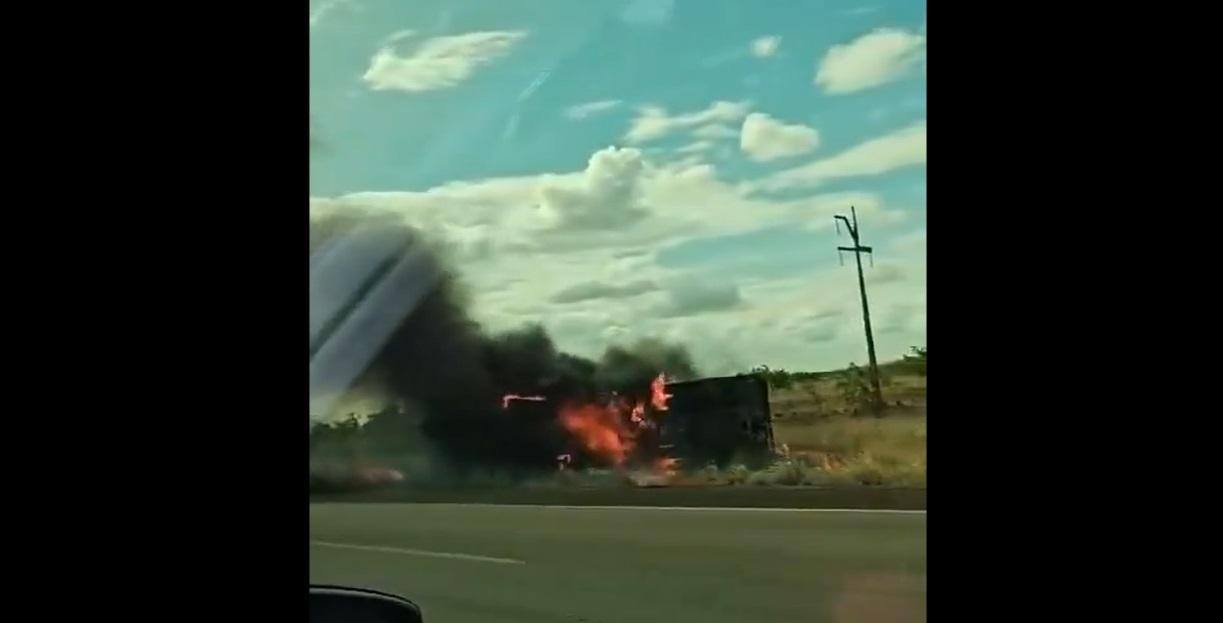caminhão do Exército explode na fronteira com a Guiana