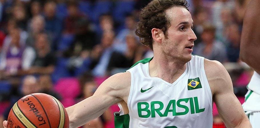Jogador da seleção brasileira de basquete Marcelinho Huertas