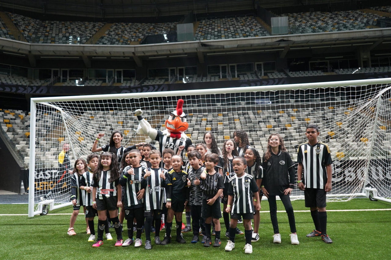 Ação foi promovida pelo Instituto Galo na Arena MRV