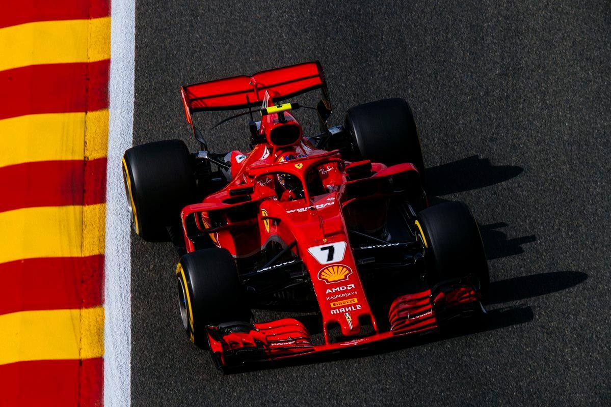 Finlandês Kimi Raikkonen dominou o segundo treino, cravando o melhor tempo do dia no Circuito de Spa-Francorchamps