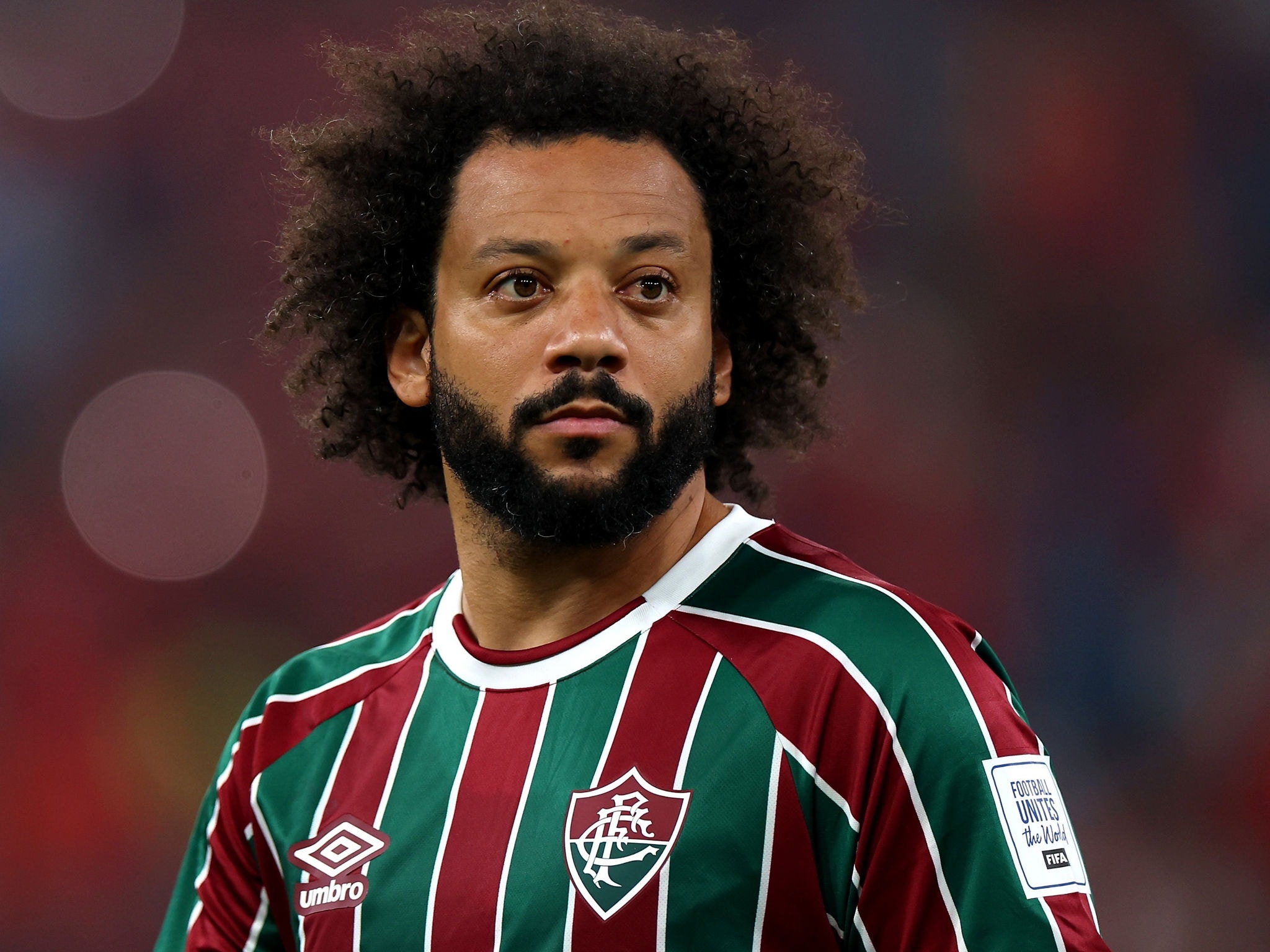 Marcelo em ação durante Fluminense x Al Ahly, jogo do Mundial de Clubes