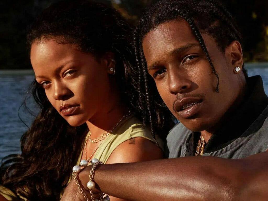 Rihanna e o marido A$AP Rocky