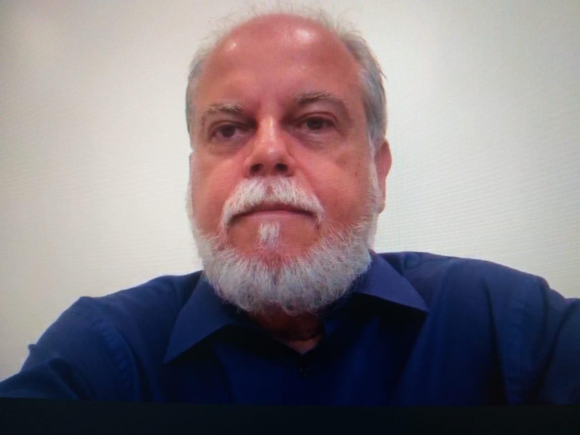 Ricardo Bacellar durante a Live do Tempo