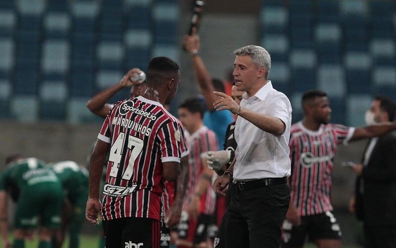 Crespo conquistou o título Paulista de 2021 (Foto: Rubens Chiri/saopaulofc.net)