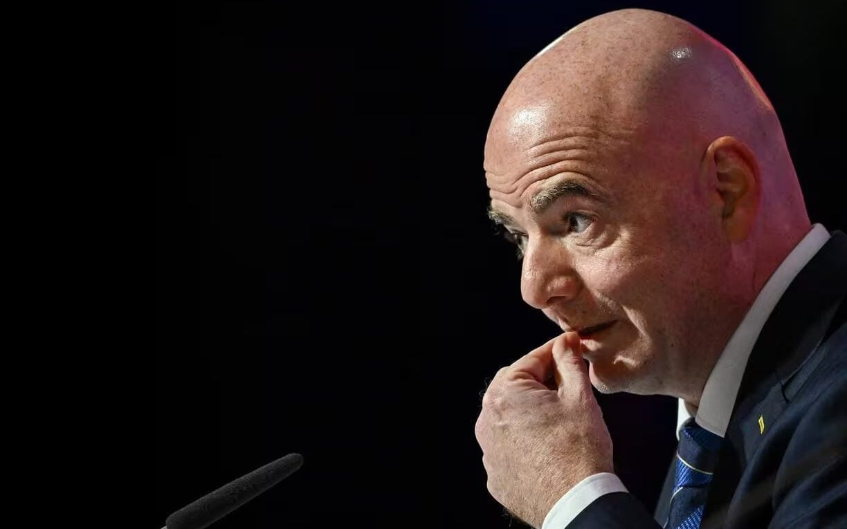 Gianni Infantino, presidente da Fifa (Foto: Fabrice Coffrini/AFP)