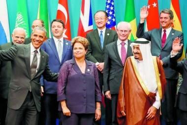 Presidente Dilma Rousseff e outros líderes do G-20 se reuniram no início do ano na Austrália para discutir sobre o crescimento global