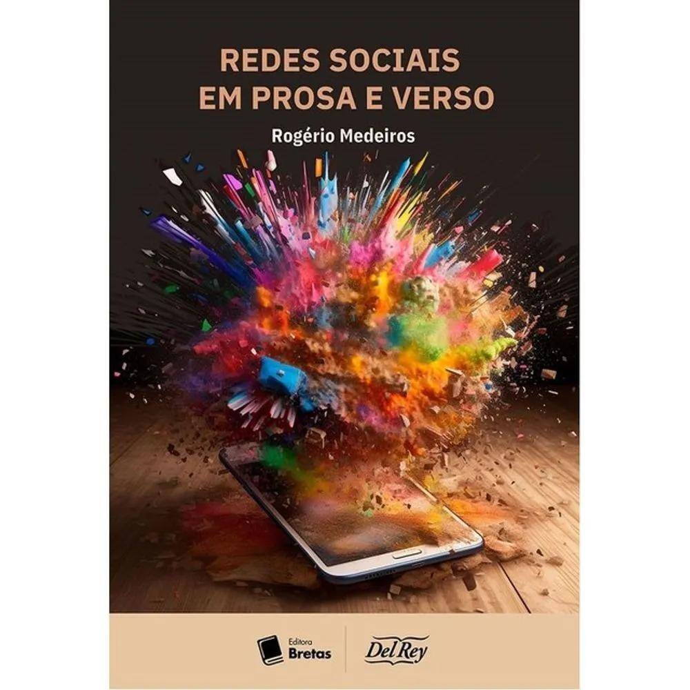 Capa do livro "Redes sociais em prosa e verso" do desembargador Rogério Medeiros Garcia de Lima