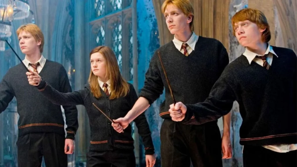 Irmãos Weasley nos filmes Harry Potter