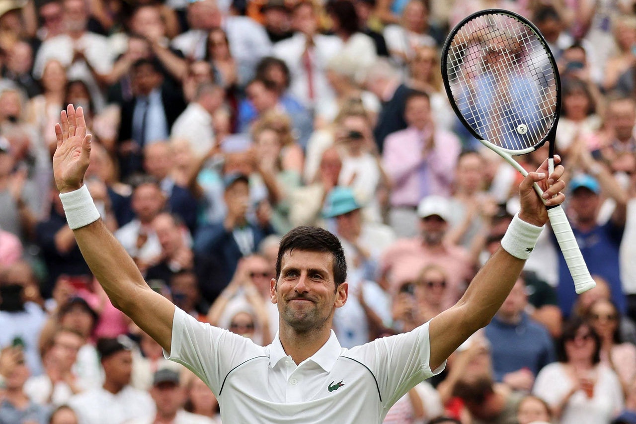 Tenista sérvio Novak Djokovic