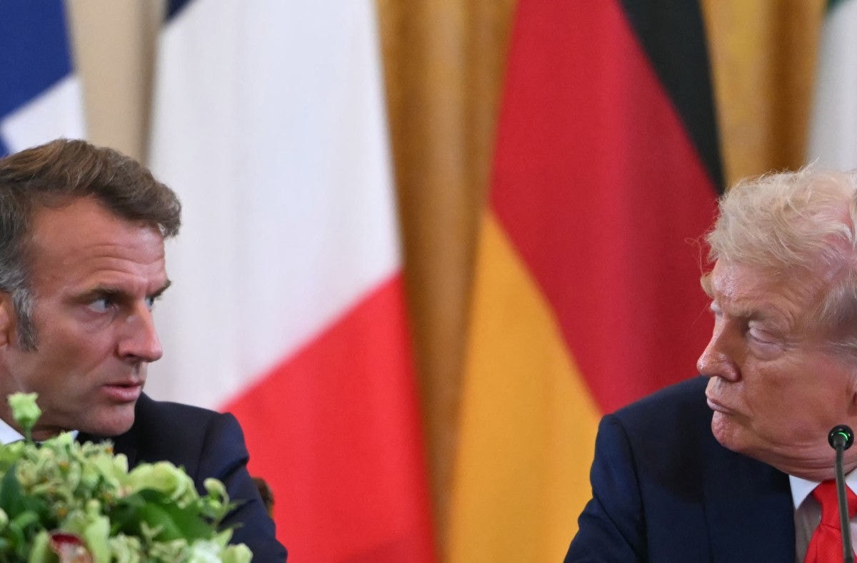 Emmanuel Macron e Donald Trump se encontraram no dia 18 de agosto