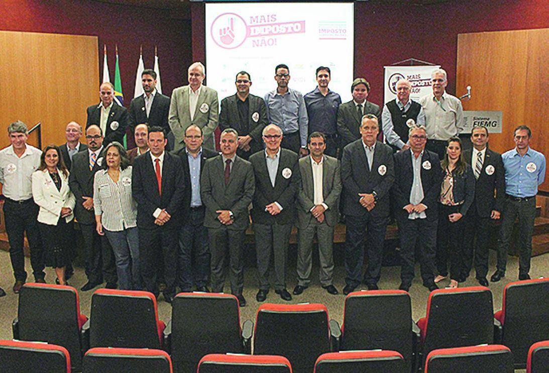 Empresários lançaram ontem a campanha “Mais imposto, não!”