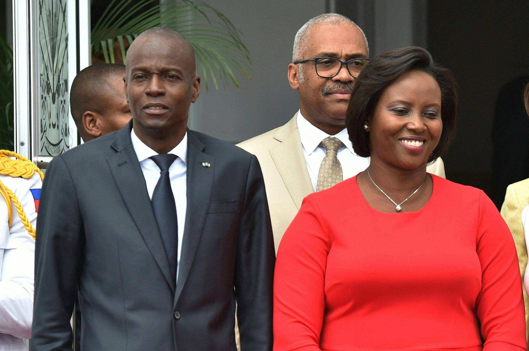 Presidente e primeira dama do Haiti, em maio de 2018