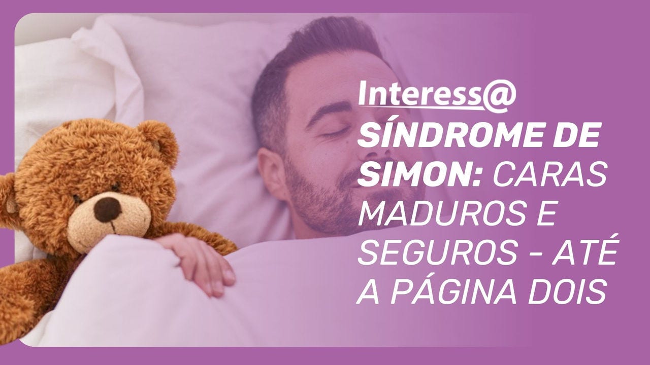 Solteiros convictos ou emocionalmente imaturos / indisponíveis? Perfil SIMON levanta questões sobre afeto e maturidade emocional