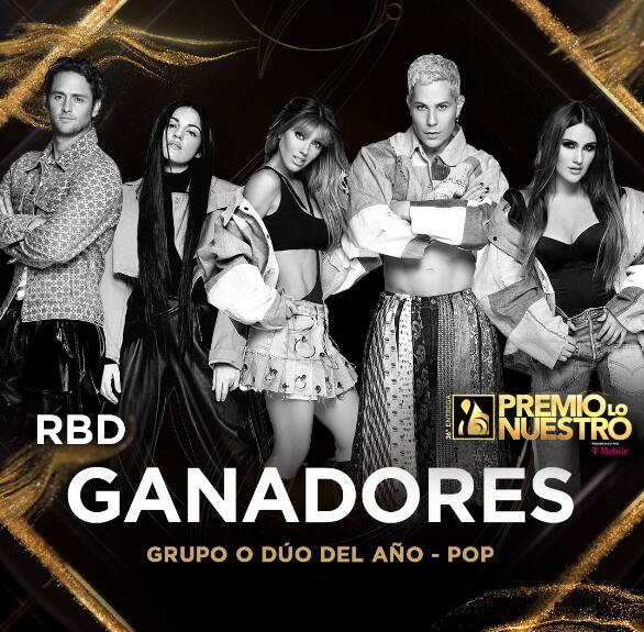 Banda mexicana venceu prêmio Lo Nuestro na categoria "Grupo do Ano- Pop".