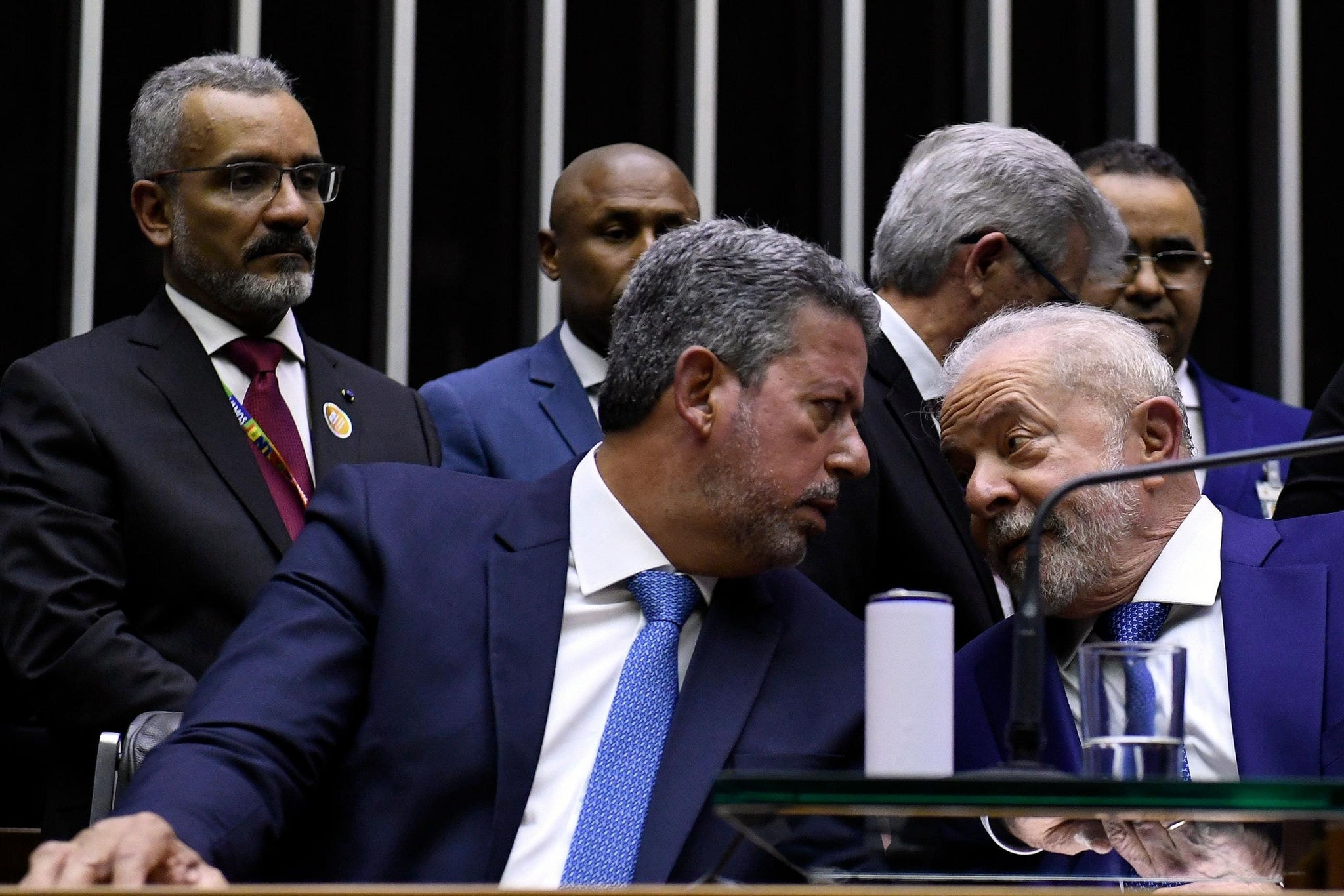 Os presidentes da Câmara, Arthur Lira, e da República, Luiz Inácio Lula da Silva