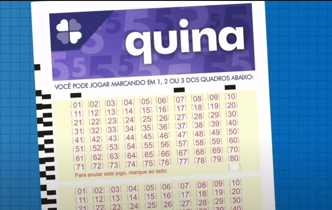 Quina é sorteada de segunda a sábado