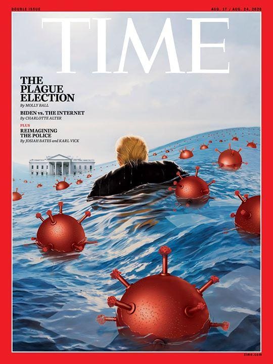 Capa revista Time de agosto de 2020