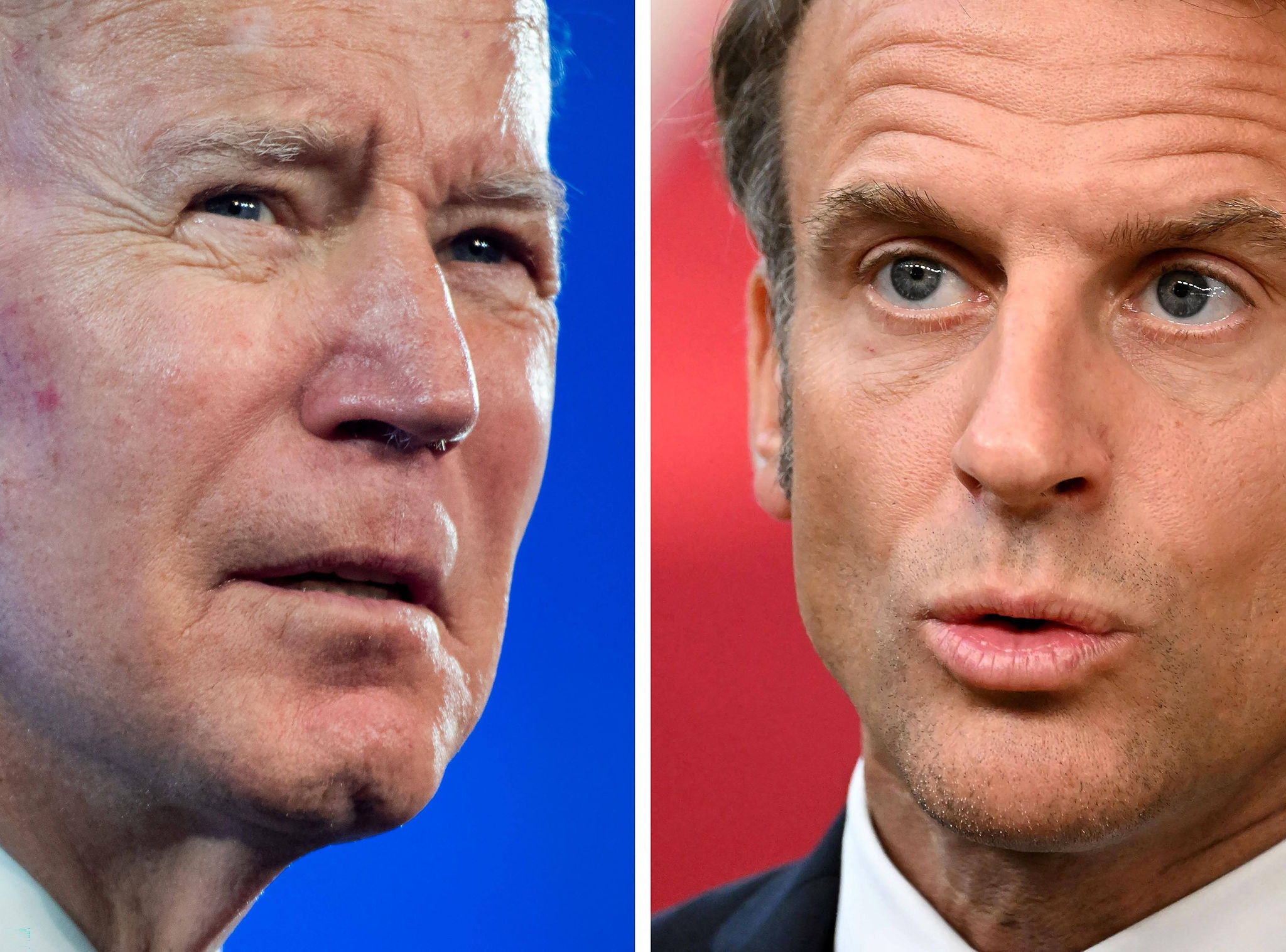 Joe Biden e Emmanuel Macron