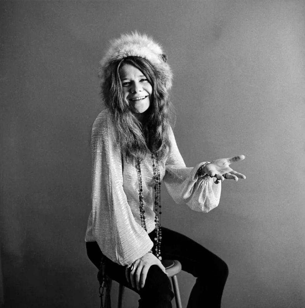A cantora Janis Joplin morreu aos 27 anos, em outubro de 1970