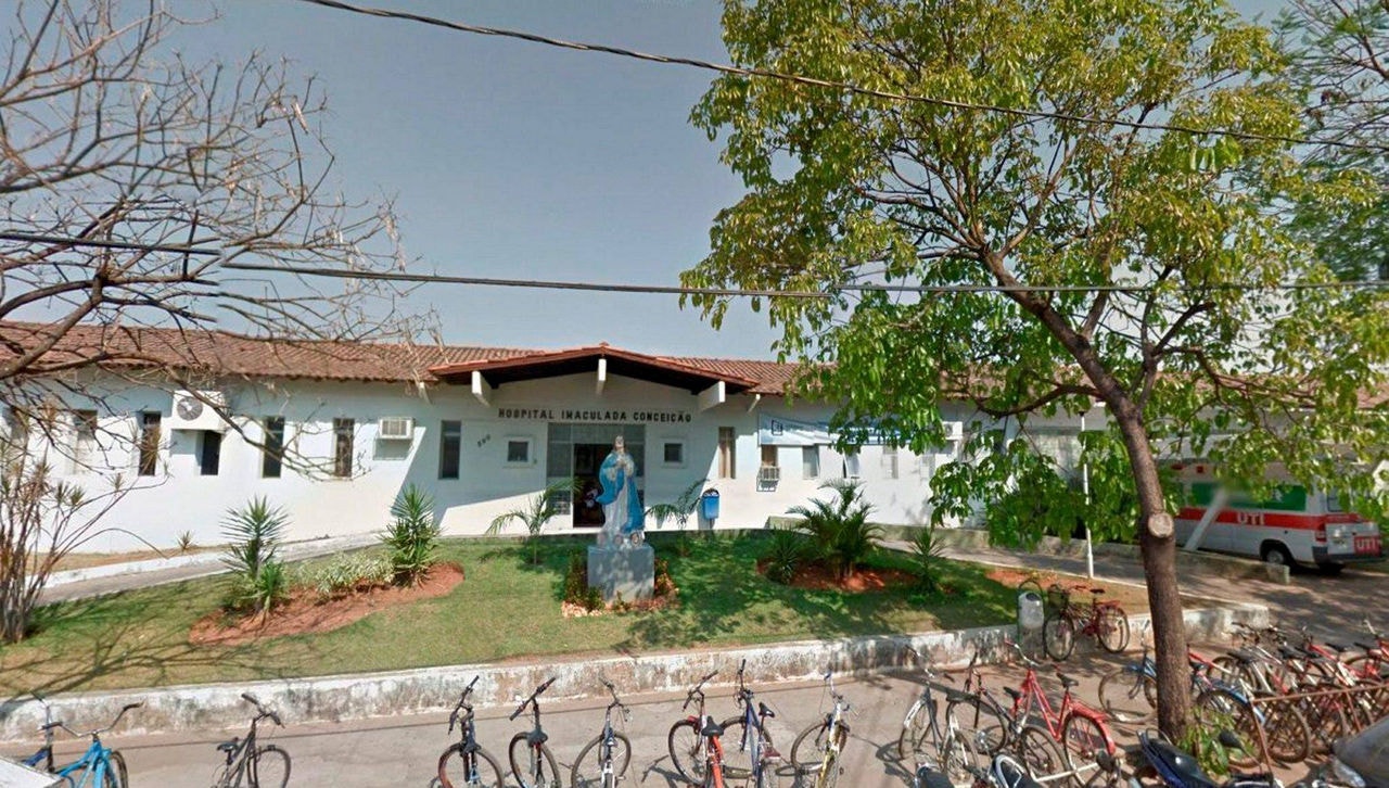 CIDADES - 04.12.2015
Instituto do Cancer do hospital Imaculada Conceicao , em Curvelo , sera inaugurado no dia 8 . 
Na foto , fachada do hospital .

FOTO : Reproducao / Google Street View