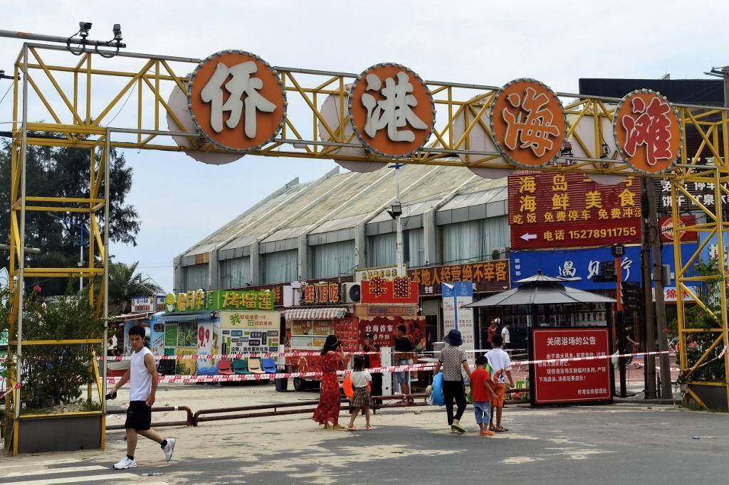 evacuação por ameaça de um ciclone na china