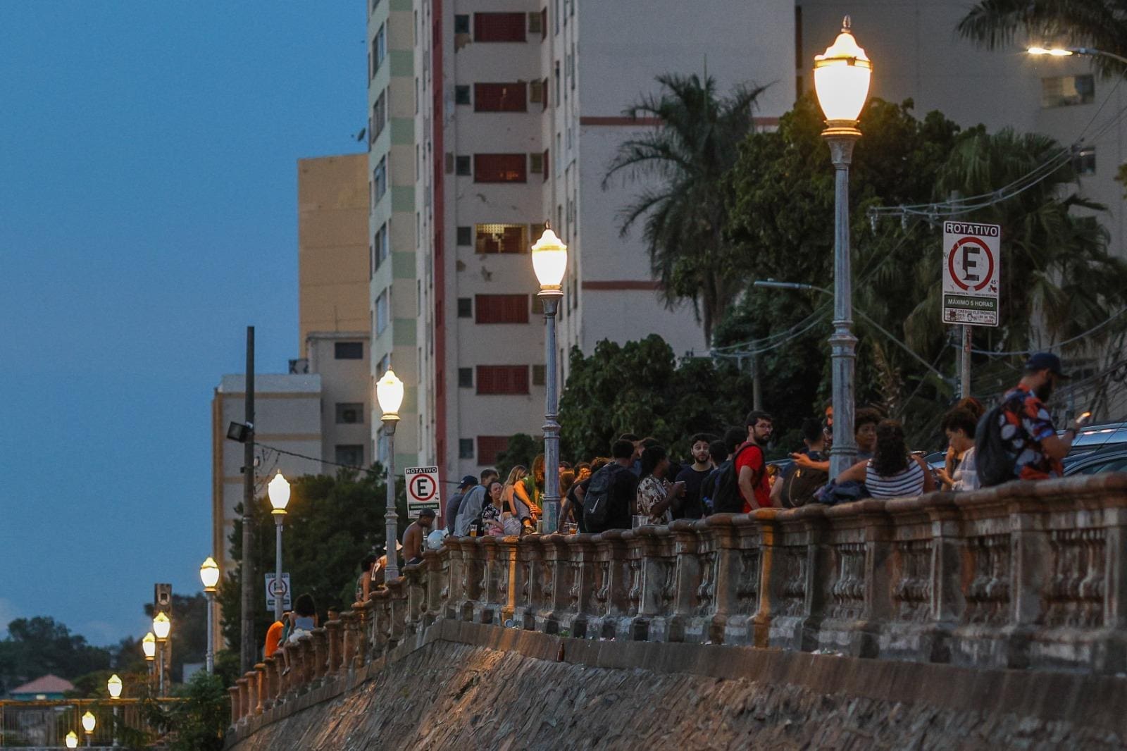 Balaústres tornaram-se um dos símbolos da rua Sapucaí