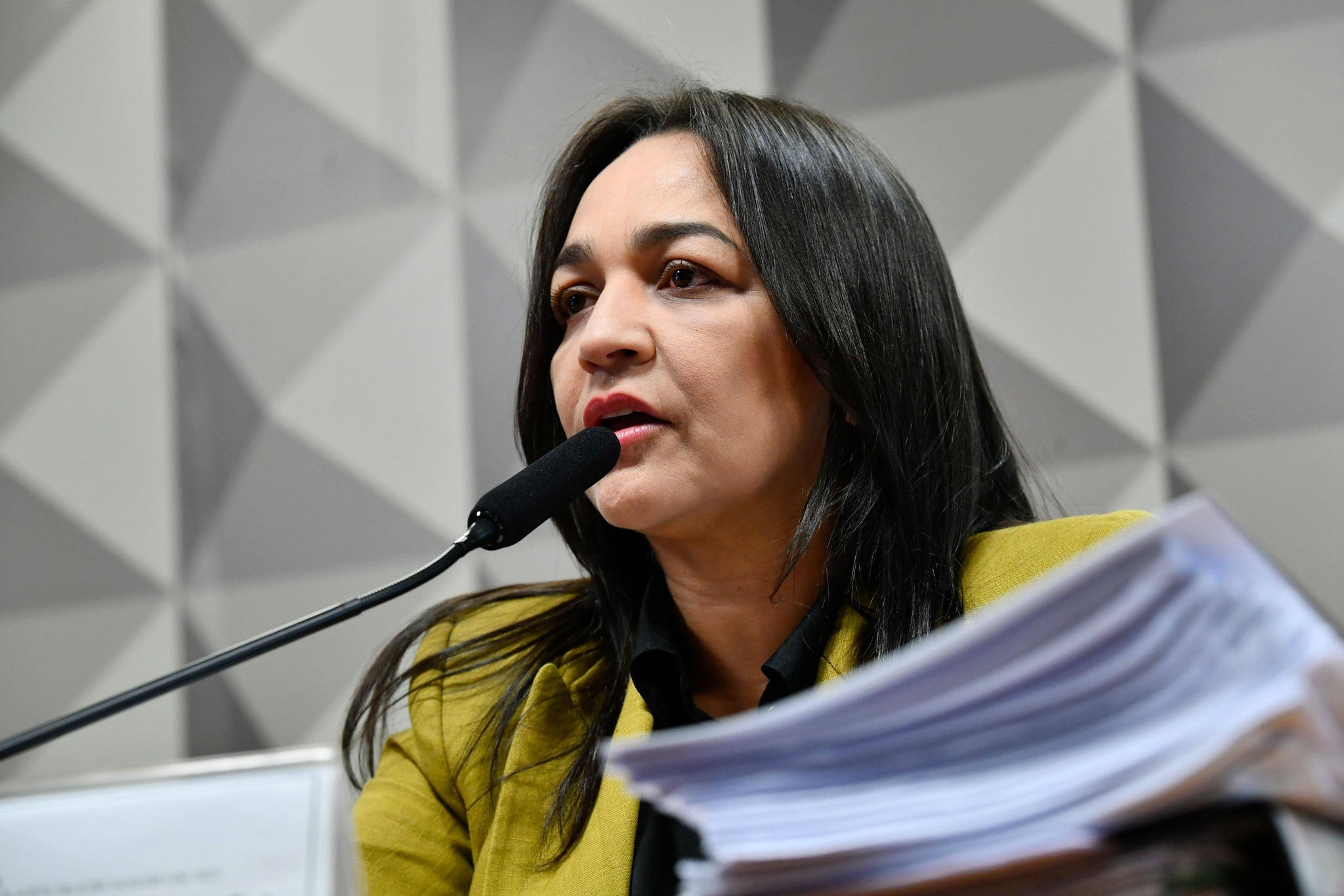 Senadora Eliziane Gama, relatora da CPMI do 8 de janeiro no Congresso Nacional