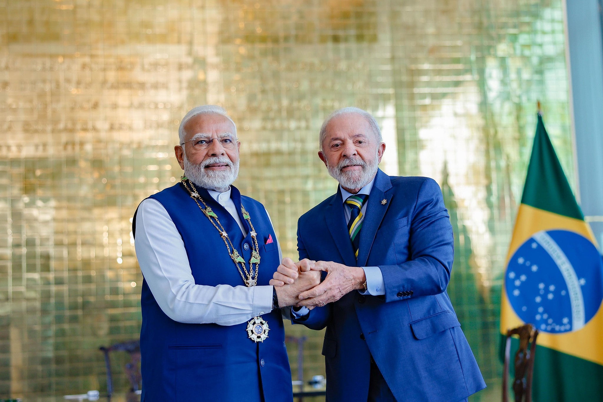 Lula recebeu o primeiro-ministro da Índia, Narendra Modi, e direcionou críticas a Trump
