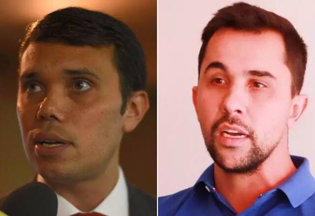 Adriano Aro (esq) é o atual presidente da Federação Mineira de Futebol; Fred Pacheco (dir) é candidato da oposição