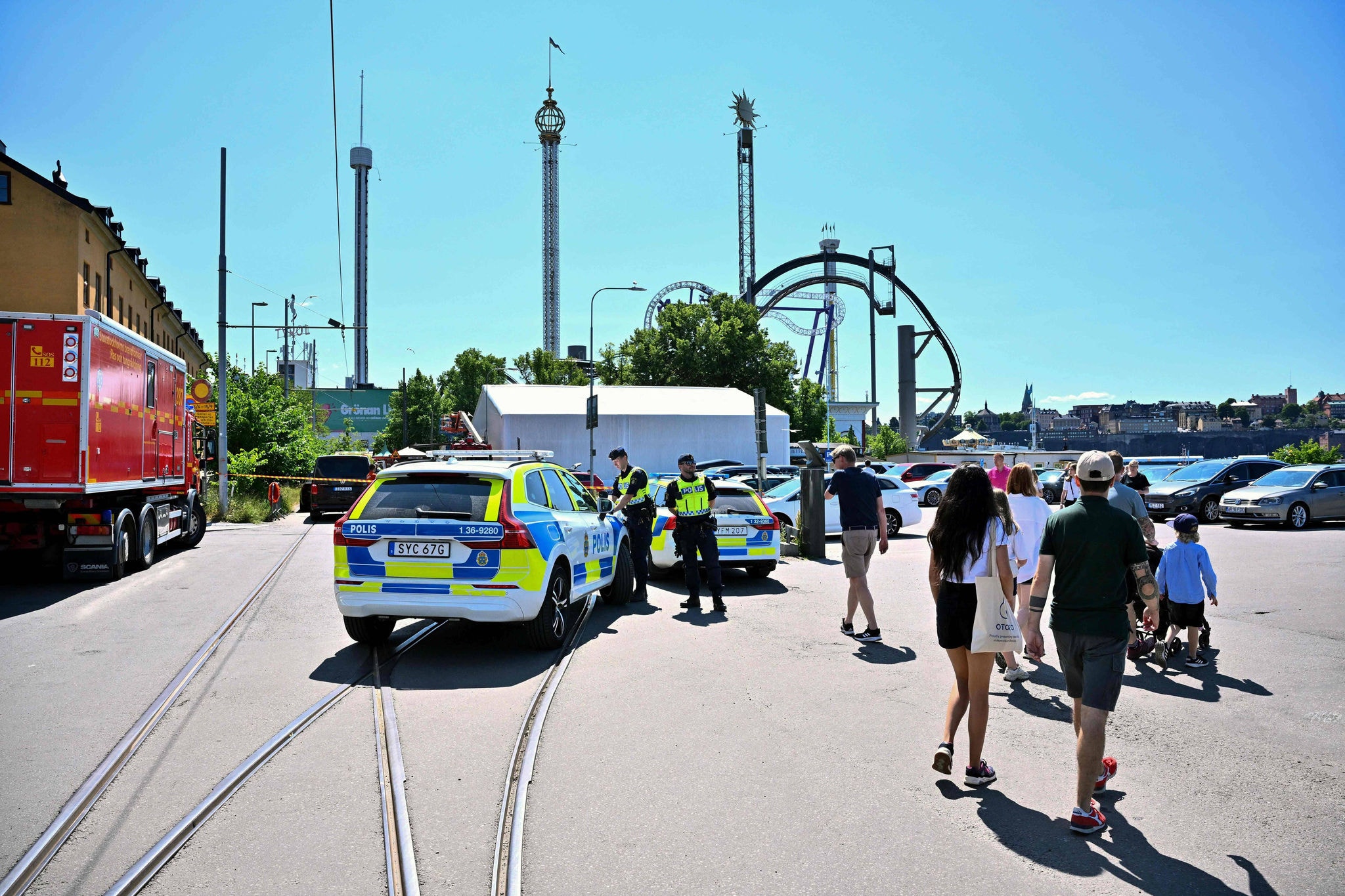Uma pessoa morreu e nove ficaram feridas em um acidente no parque de diversões Grona Lund, em Estocolmo, na Suécia